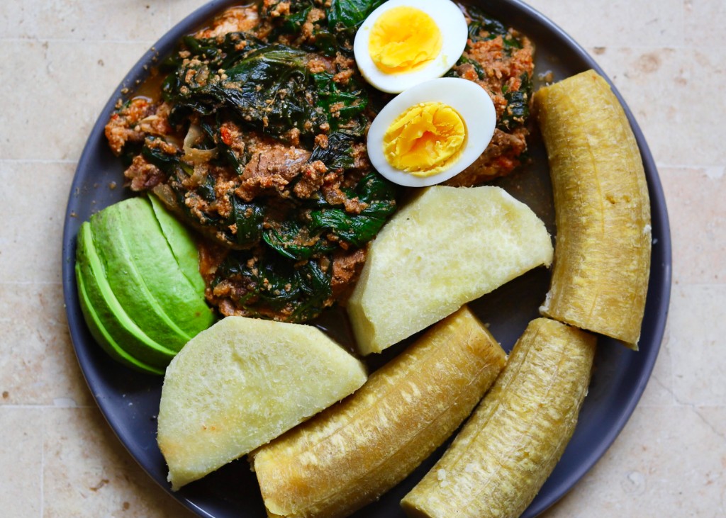 Yam & Kontomire Ampesi